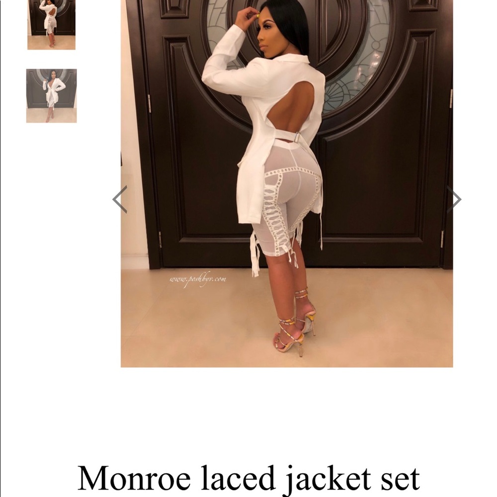 Laced jacket set
